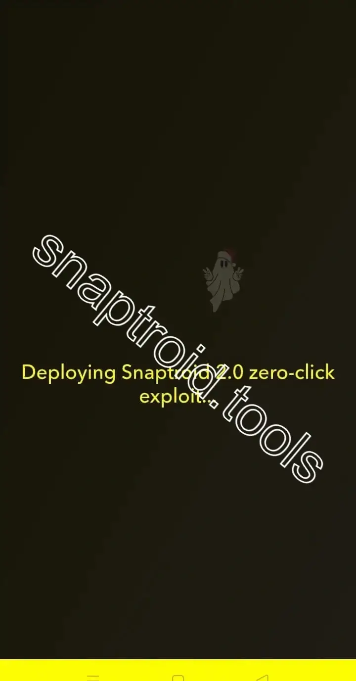 Screenshot of Snaptroid Privacy Issues