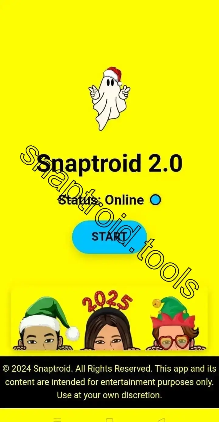 Screenshot of Snaptroid Snapchat Bot